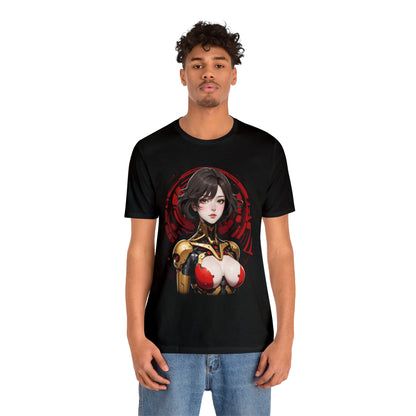 Kǎtōng Piàn - Mecha Girl Collection - Willow - Unisex Jersey Short Sleeve Tee Printify