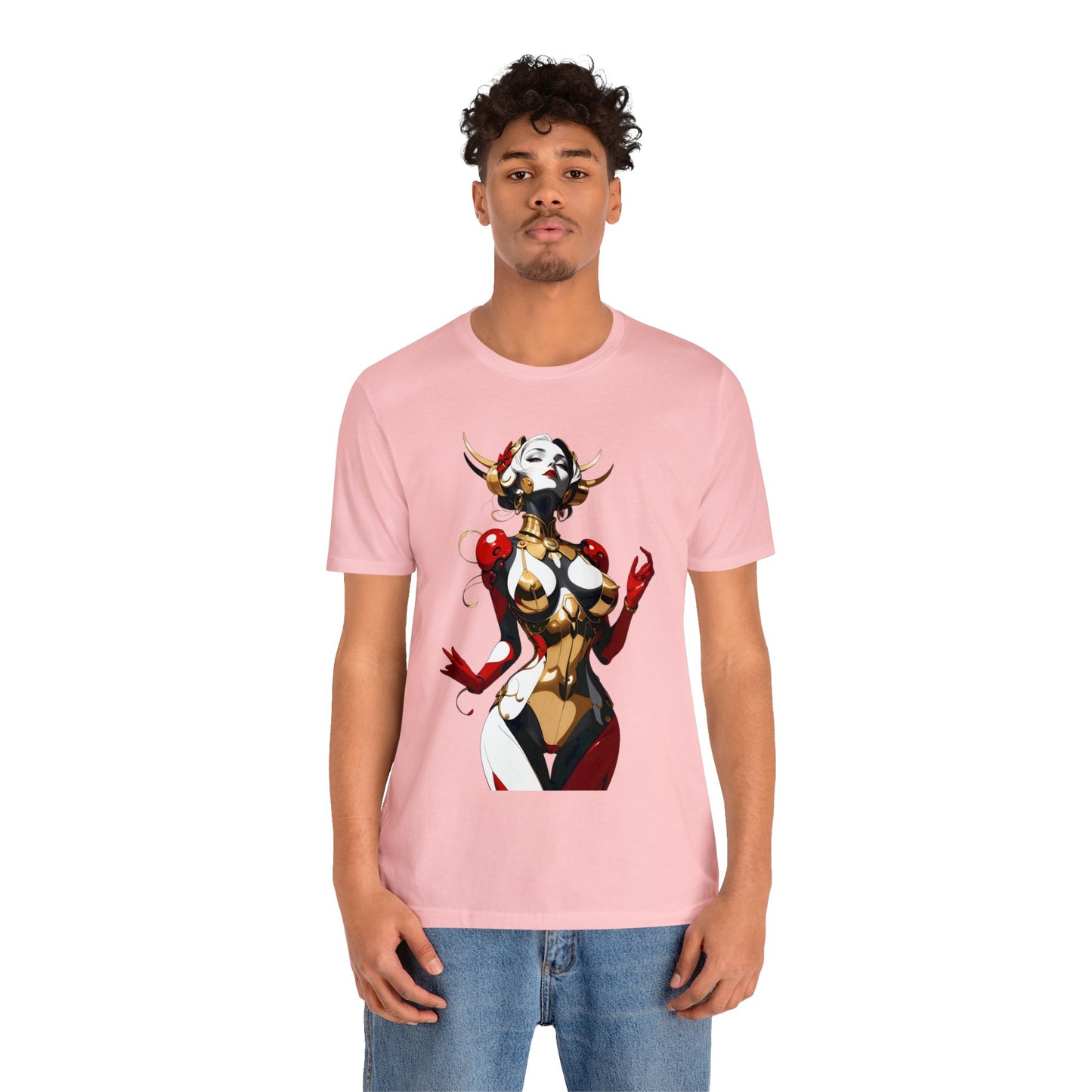 Kǎtōng Piàn - Mecha Girl Collection - Sophia - Unisex Jersey Short Sleeve Tee Printify