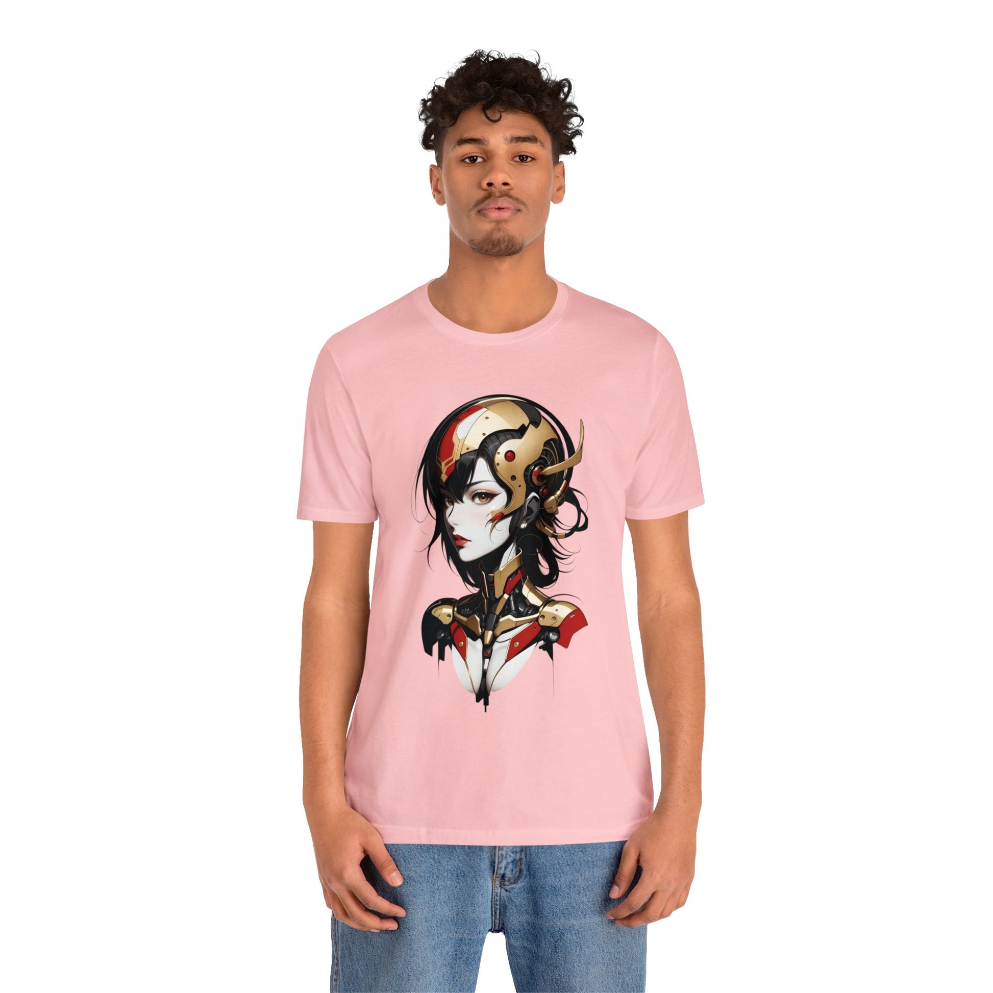 Kǎtōng Piàn - Mecha Girl Collection - Aurora - Unisex Jersey Short Sleeve Tee Printify