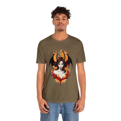 Kǎtōng Piàn - Devil Woman Collection - Circe - Unisex Jersey Short Sleeve Tee Printify