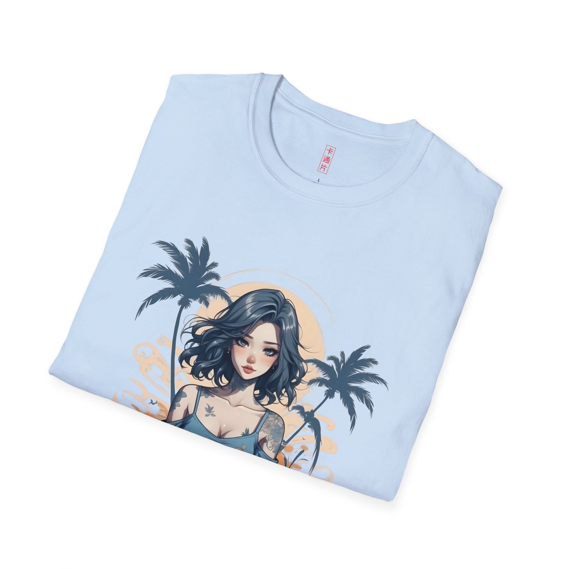 Kǎtōng Piàn - California Love Collection - 005 - Unisex Softstyle T-Shirt Printify