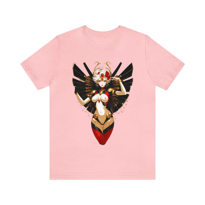 Kǎtōng Piàn - Mecha Girl Collection - Riley - Unisex Jersey Short Sleeve Tee Printify