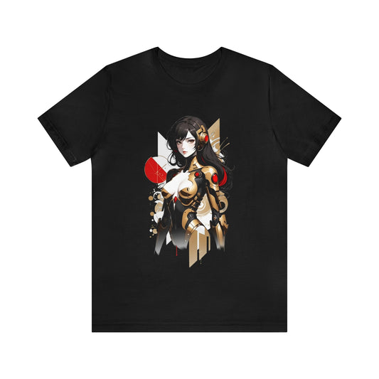 Kǎtōng Piàn - Mecha Girl Collection - Hannah - Unisex Jersey Short Sleeve Tee Printify