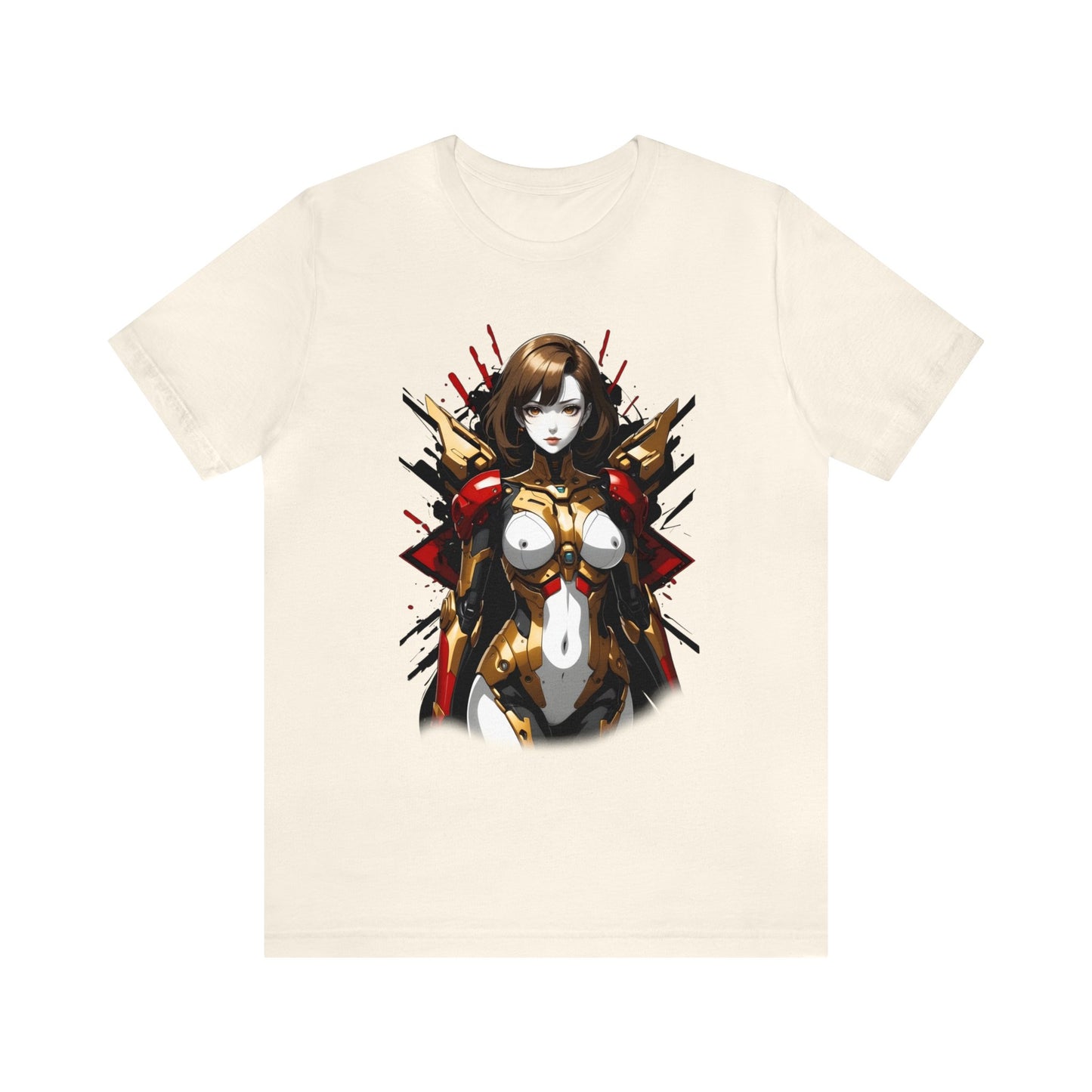 Kǎtōng Piàn - Mecha Girl Collection - Nova - Unisex Jersey Short Sleeve Tee Printify