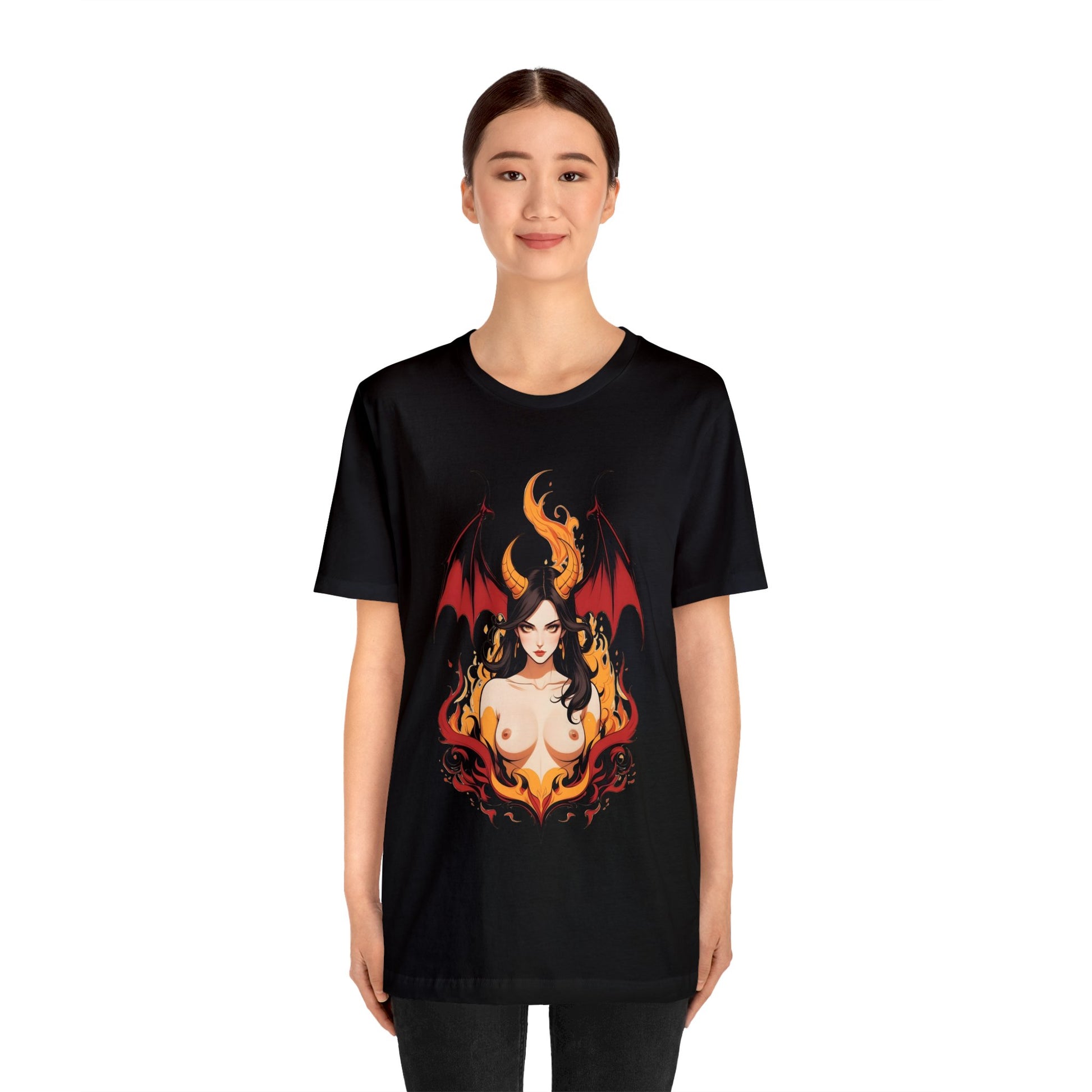 Kǎtōng Piàn - Devil Woman Collection - Glory - Unisex Jersey Short Sleeve Tee Printify
