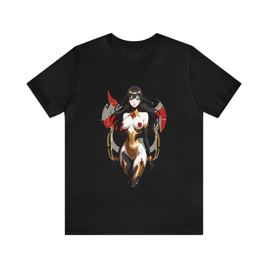 Kǎtōng Piàn - Mecha Girl Collection - Kinsley - Unisex Jersey Short Sleeve Tee Printify