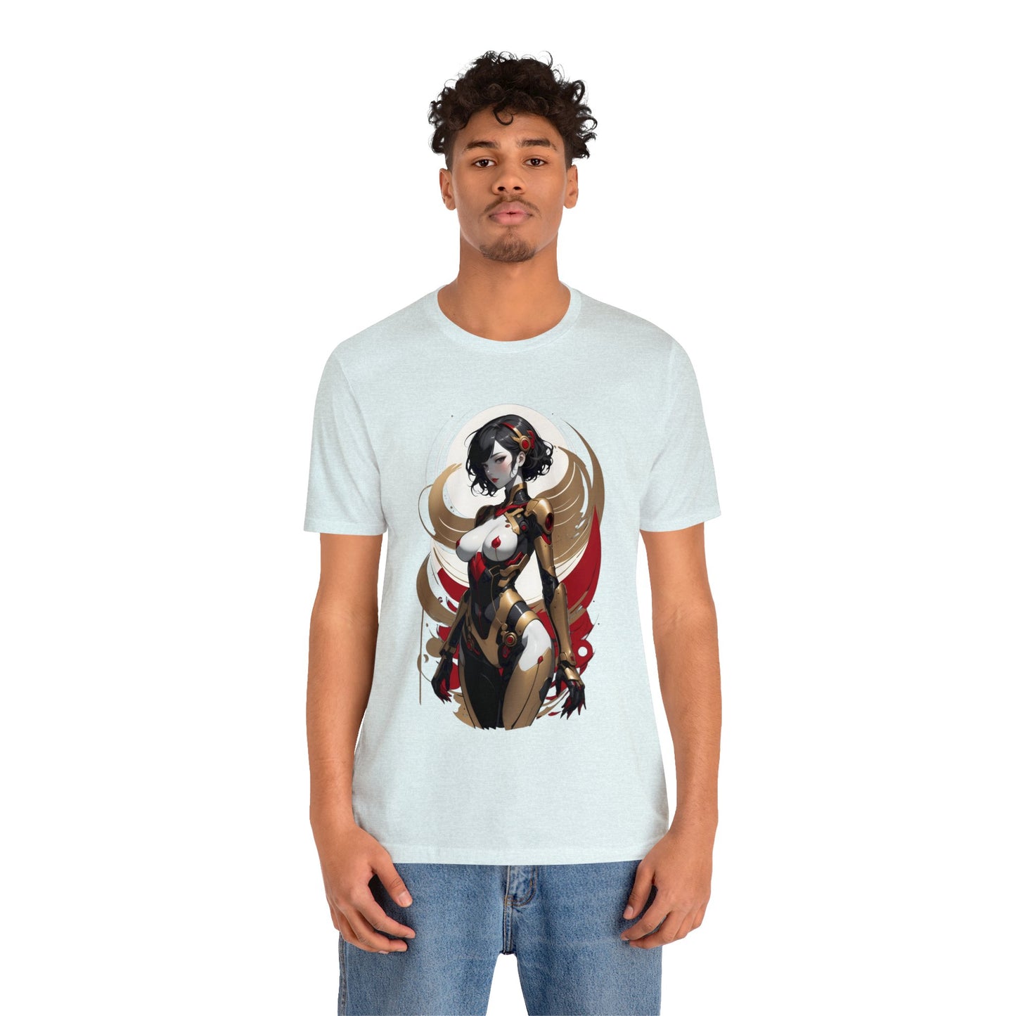 Kǎtōng Piàn - Mecha Girl Collection - Luna - Unisex Jersey Short Sleeve Tee Printify