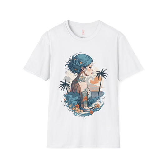 Kǎtōng Piàn - California Love Collection - 021 - Unisex Softstyle T-Shirt Printify