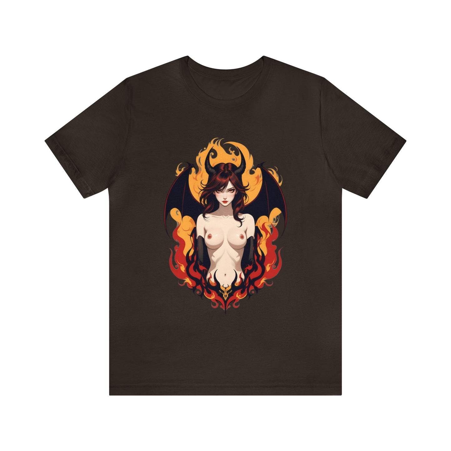 Kǎtōng Piàn - Devil Woman Collection - Darcy - Unisex Jersey Short Sleeve Tee Printify