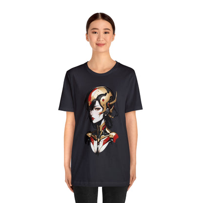 Kǎtōng Piàn - Mecha Girl Collection - Aurora - Unisex Jersey Short Sleeve Tee Printify