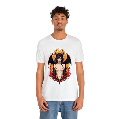 Kǎtōng Piàn - Devil Woman Collection - Darcy - Unisex Jersey Short Sleeve Tee Printify