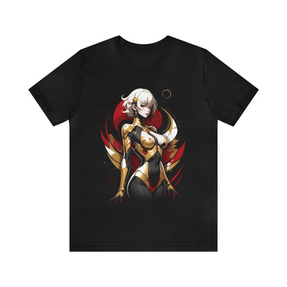 Kǎtōng Piàn - Mecha Girl Collection - Emily - Unisex Jersey Short Sleeve Tee Printify