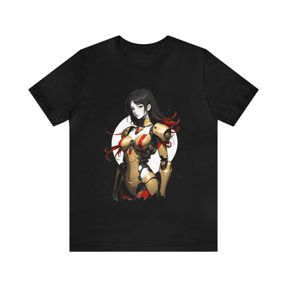 Kǎtōng Piàn - Mecha Girl Collection - Amelia - Unisex Jersey Short Sleeve Tee Printify