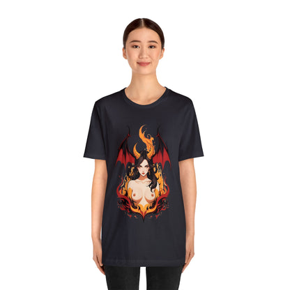 Kǎtōng Piàn - Devil Woman Collection - Glory - Unisex Jersey Short Sleeve Tee Printify