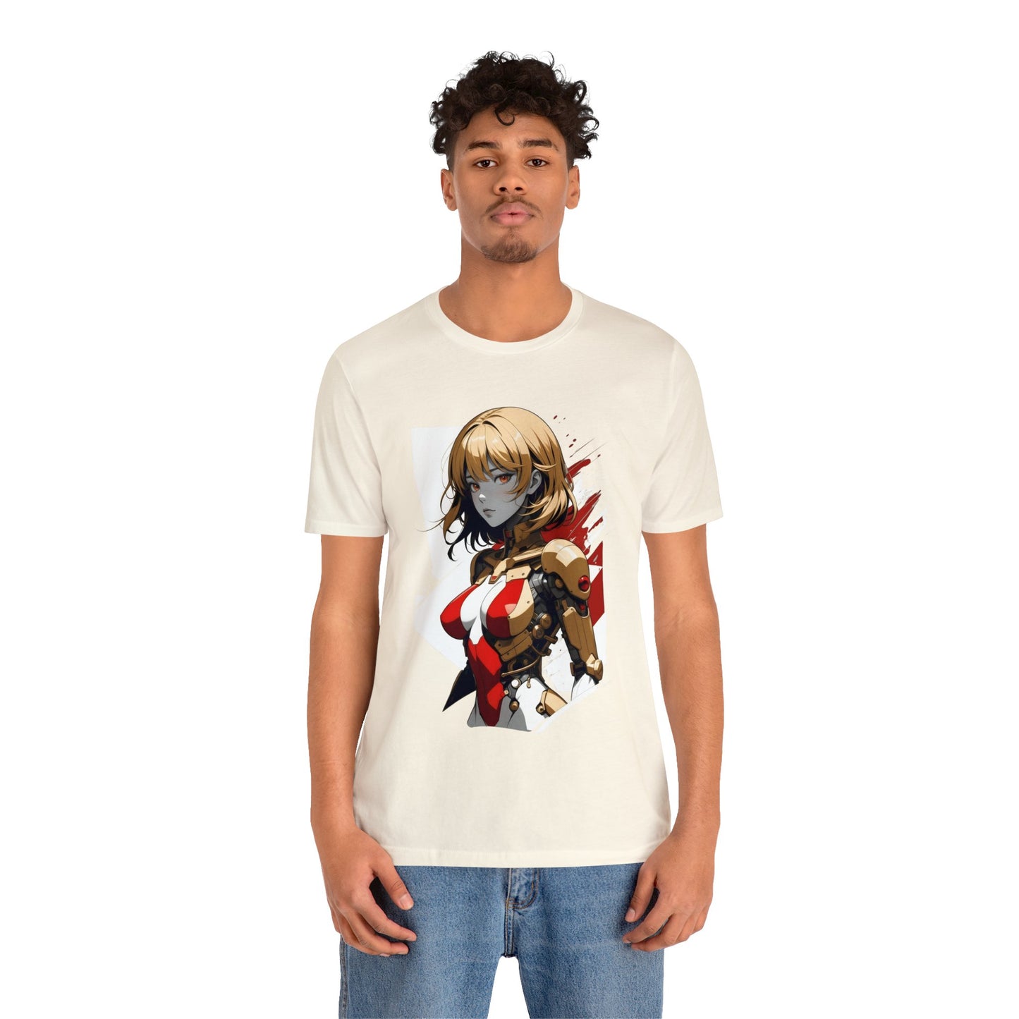 Kǎtōng Piàn - Mecha Girl Collection - Camila - Unisex Jersey Short Sleeve Tee Printify