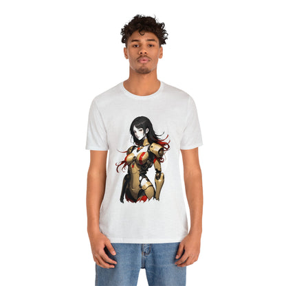 Kǎtōng Piàn - Mecha Girl Collection - Amelia - Unisex Jersey Short Sleeve Tee Printify