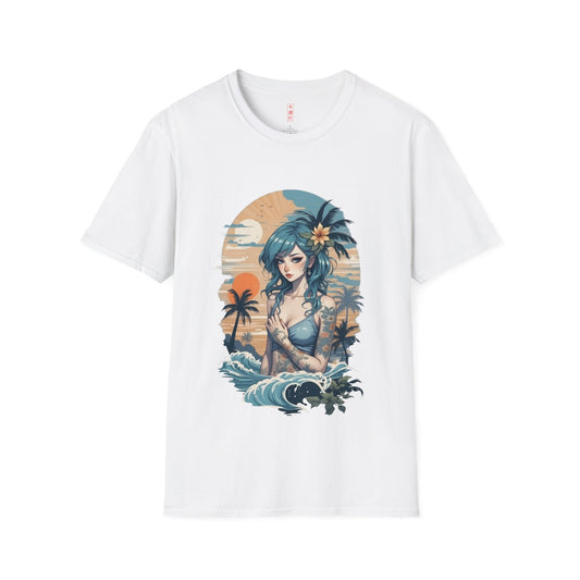 Kǎtōng Piàn - California Love Collection - 004 - Unisex Softstyle T-Shirt Printify