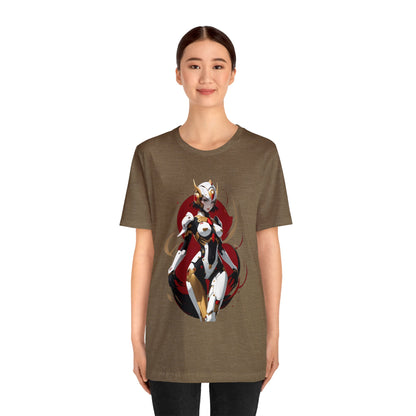 Kǎtōng Piàn - Mecha Girl Collection - Charlotte - Unisex Jersey Short Sleeve Tee Printify