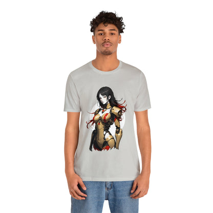 Kǎtōng Piàn - Mecha Girl Collection - Amelia - Unisex Jersey Short Sleeve Tee Printify