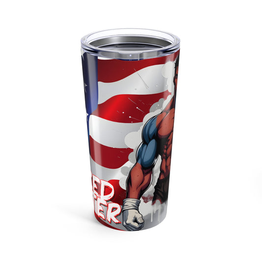 Prized Fighter Blaze Vortex Tumbler 20oz Printify