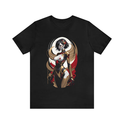 Kǎtōng Piàn - Mecha Girl Collection - Luna - Unisex Jersey Short Sleeve Tee Printify