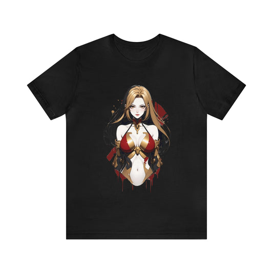 Kǎtōng Piàn - Mecha Girl Collection - Emma - Unisex Jersey Short Sleeve Tee Printify