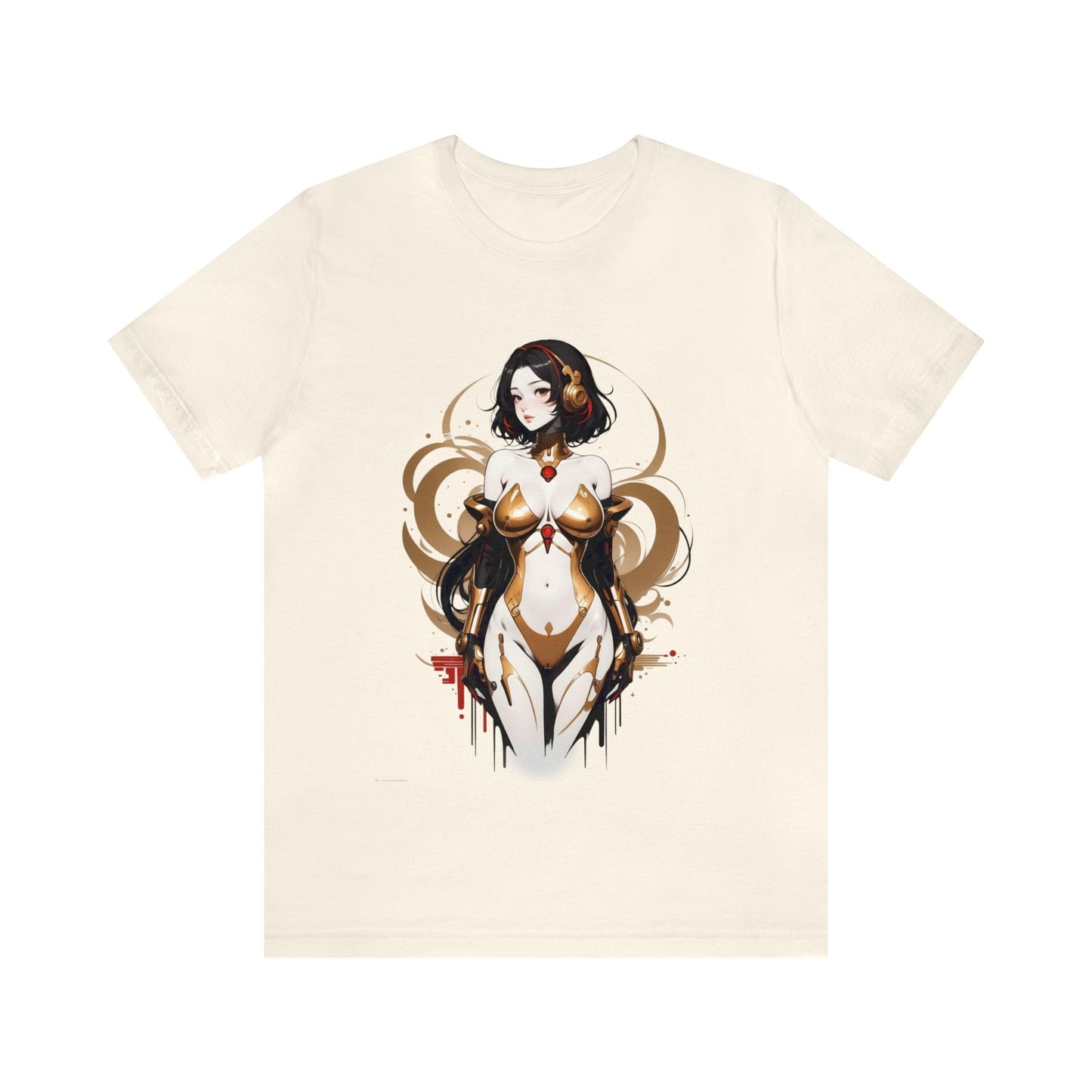 Kǎtōng Piàn - Mecha Girl Collection - Penelope - Unisex Jersey Short Sleeve Tee Printify