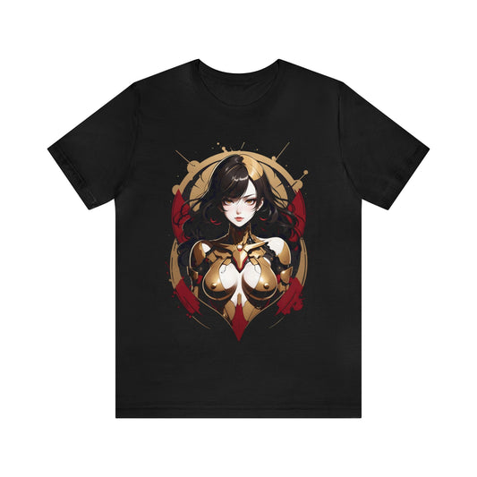 Kǎtōng Piàn - Mecha Girl Collection - Naomi - Unisex Jersey Short Sleeve Tee Printify