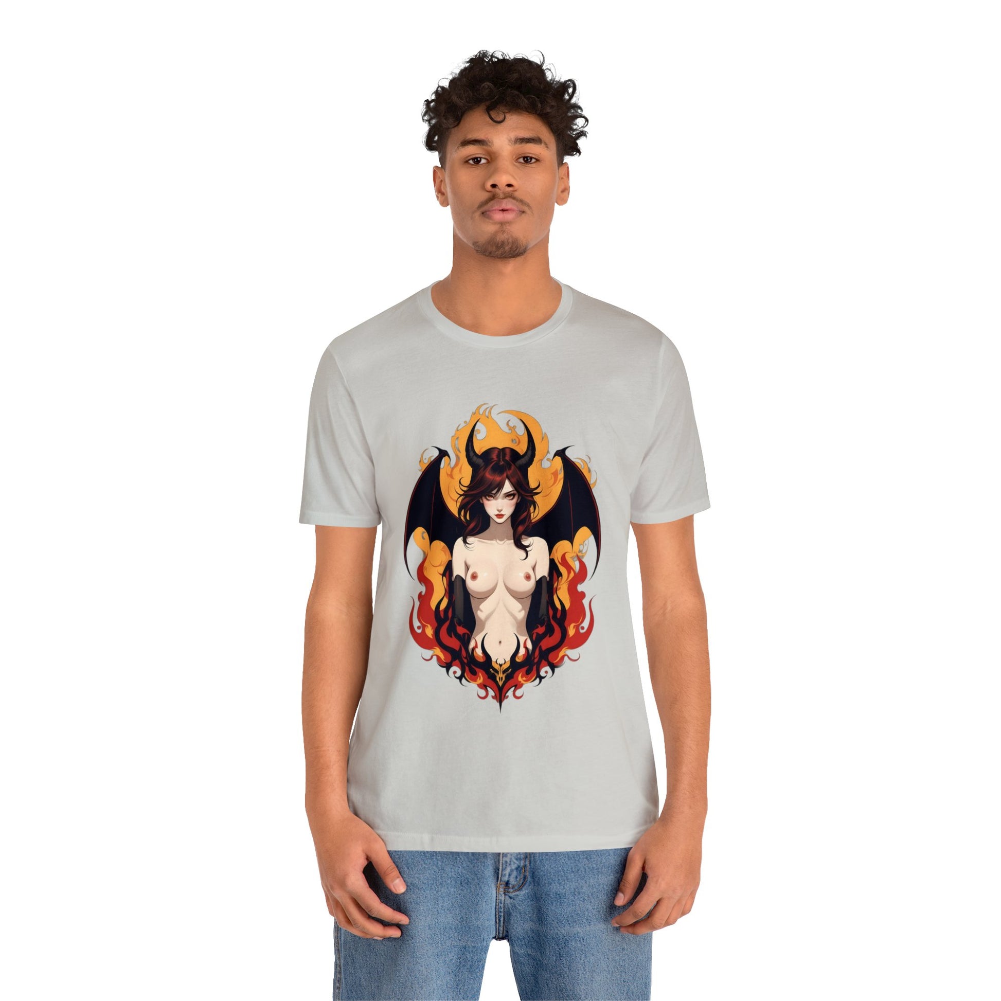 Kǎtōng Piàn - Devil Woman Collection - Darcy - Unisex Jersey Short Sleeve Tee Printify