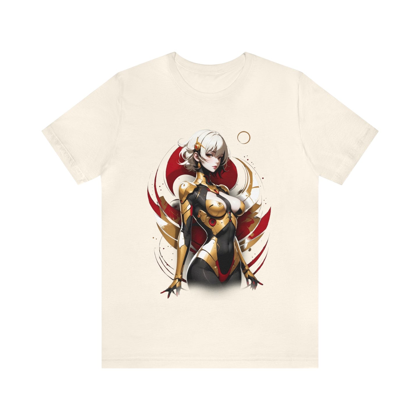 Kǎtōng Piàn - Mecha Girl Collection - Emily - Unisex Jersey Short Sleeve Tee Printify