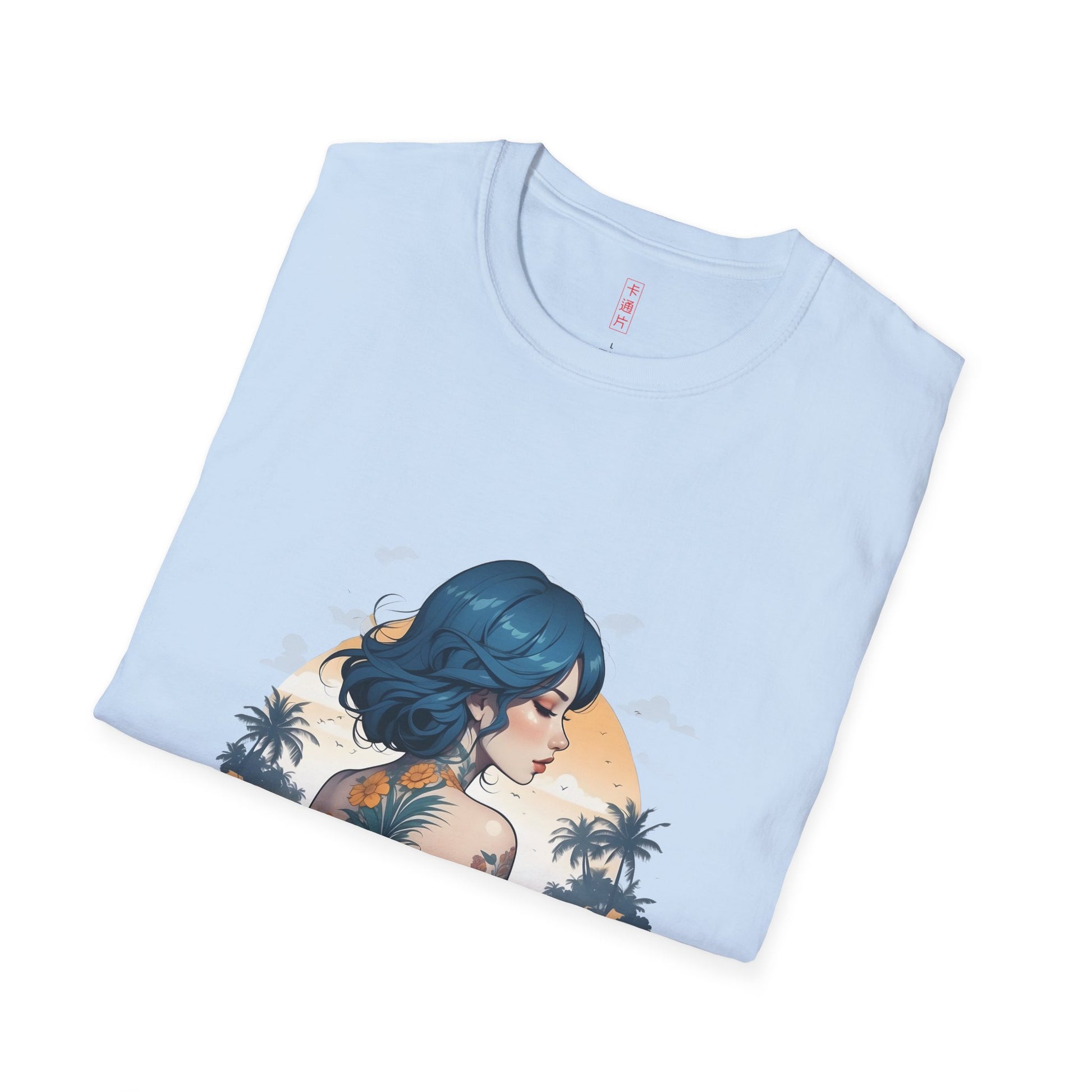 Kǎtōng Piàn - California Love Collection - 043 - Unisex Softstyle T-Shirt Printify