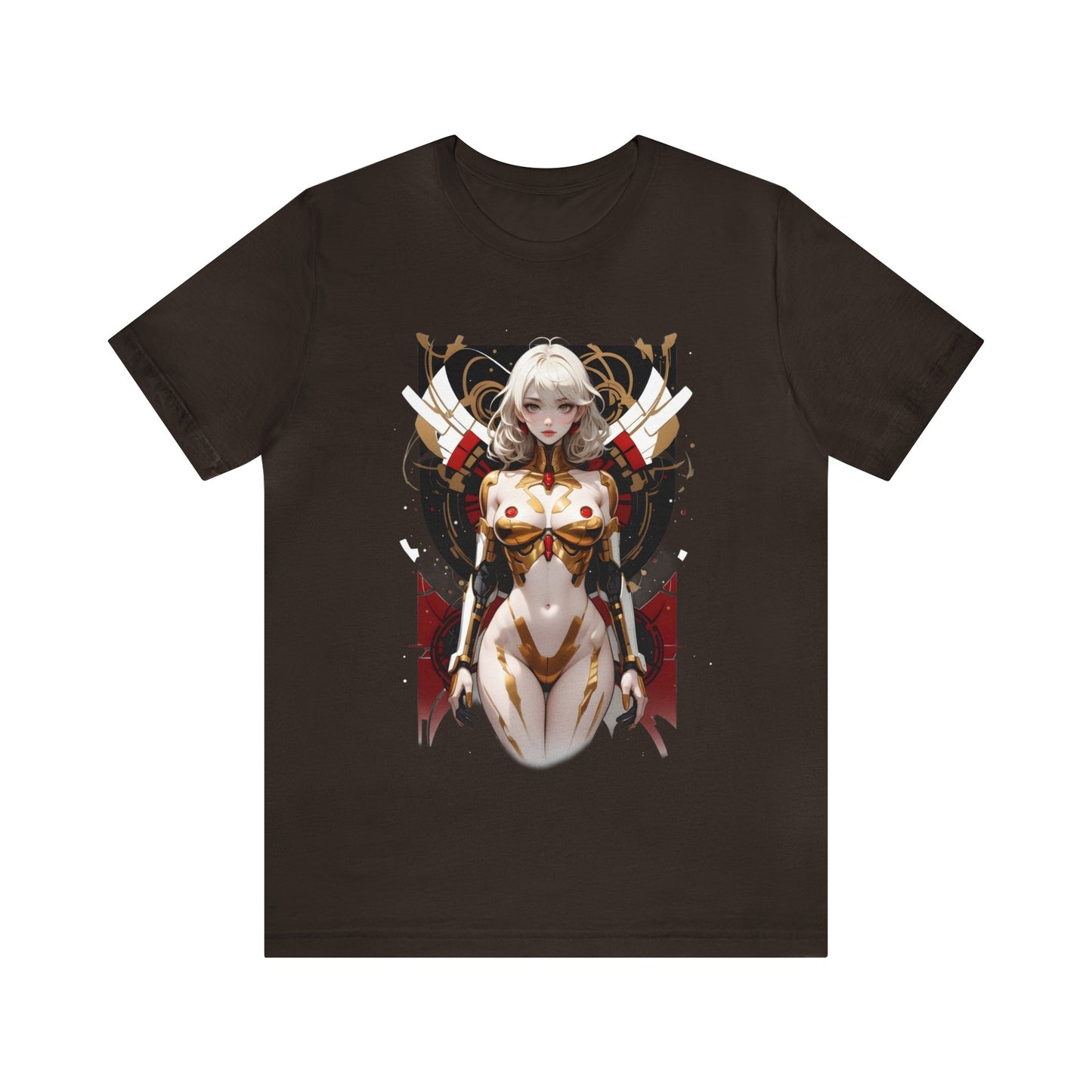 Kǎtōng Piàn - Mecha Girl Collection - Isla - Unisex Jersey Short Sleeve Tee Printify