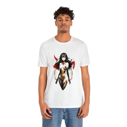 Kǎtōng Piàn - Mecha Girl Collection - Kinsley - Unisex Jersey Short Sleeve Tee Printify