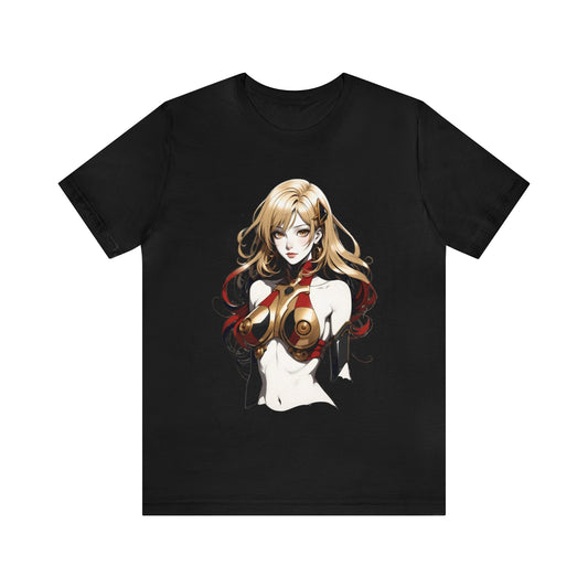 Kǎtōng Piàn - Mecha Girl Collection - Evelyn - Unisex Jersey Short Sleeve Tee Printify