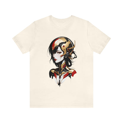 Kǎtōng Piàn - Mecha Girl Collection - Aurora - Unisex Jersey Short Sleeve Tee Printify