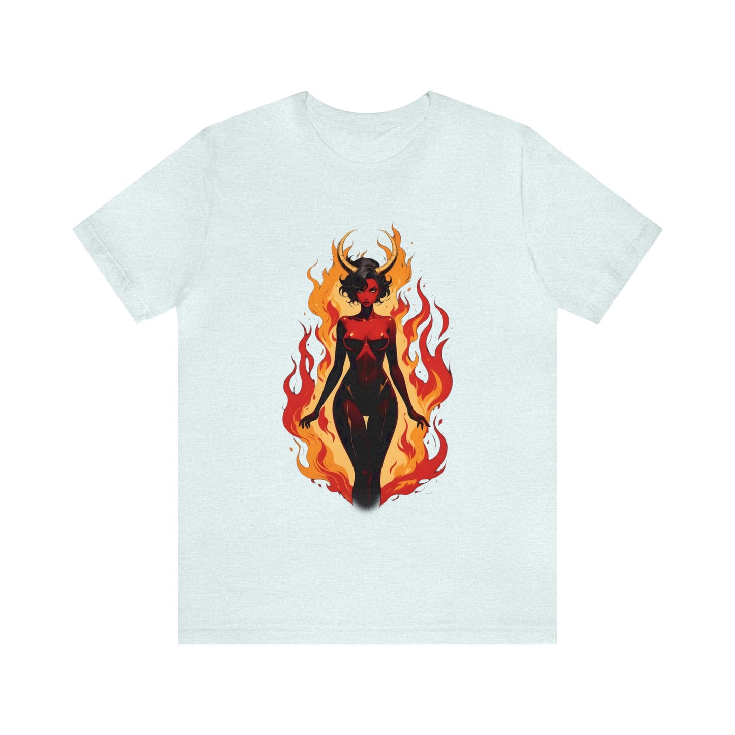 Kǎtōng Piàn - Devil Woman Collection - Drusilla - Unisex Jersey Short Sleeve Tee Printify
