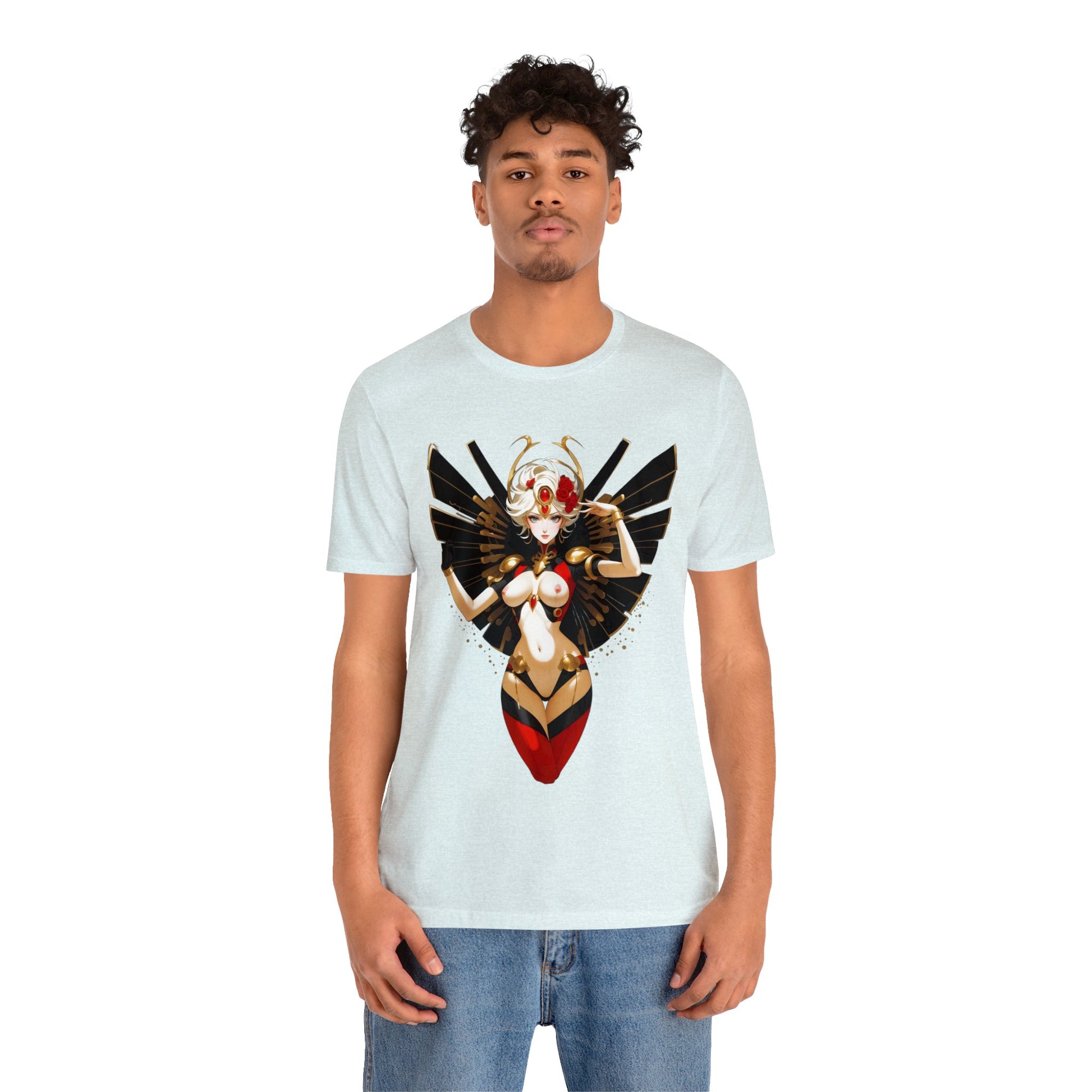 Kǎtōng Piàn - Mecha Girl Collection - Riley - Unisex Jersey Short Sleeve Tee Printify