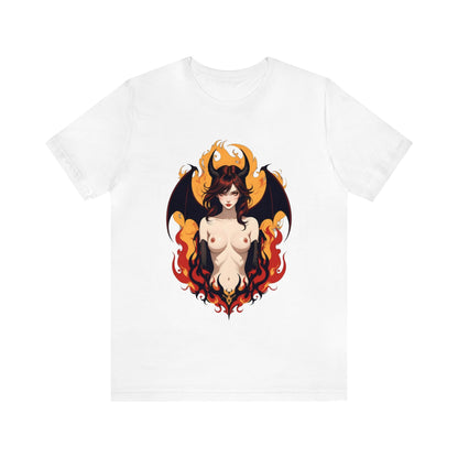 Kǎtōng Piàn - Devil Woman Collection - Darcy - Unisex Jersey Short Sleeve Tee Printify