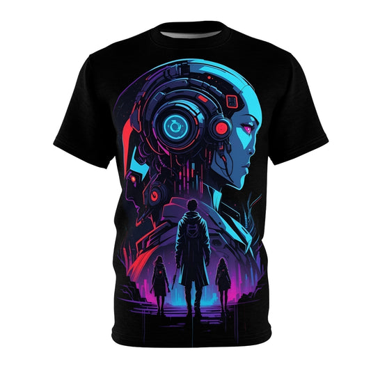 Dark Kult - Neon Dream - Attack the Fortress Unisex Cut & Sew Tee Verdine Daniels