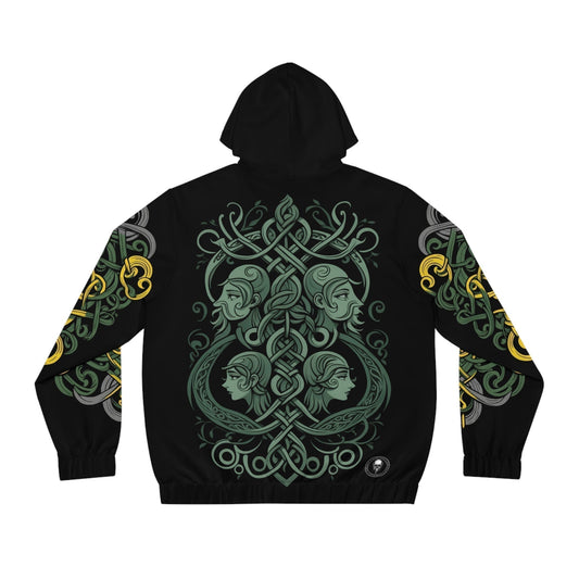 Dark Kult - The Northman Collection - Family - Men's Full-Zip Hoodie (AOP) Verdine Daniels