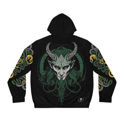 Dark Kult - The Northman Collection - Loki - Men's Full-Zip Hoodie (AOP) Verdine Daniels