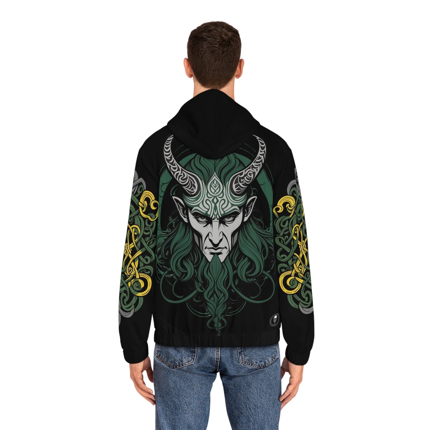 Dark Kult - The Northman Collection - Loki - Men's Full-Zip Hoodie (AOP) Verdine Daniels