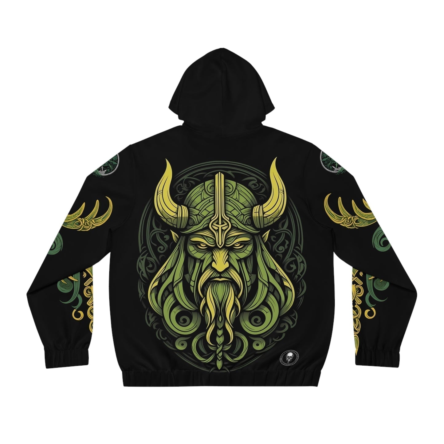 Dark Kult - The Northman Collection - Odin - Men's Full-Zip Hoodie (AOP) Verdine Daniels