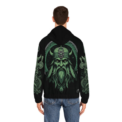 Dark Kult - The Northman Collection - The Seer - Men's Full-Zip Hoodie (AOP) Verdine Daniels