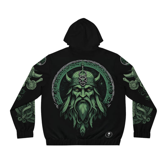 Dark Kult - The Northman Collection - The Seer - Men's Full-Zip Hoodie (AOP) Verdine Daniels