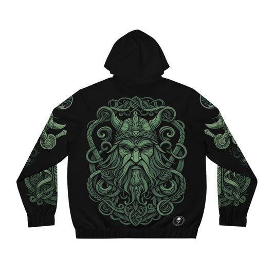 Dark Kult - The Northman Collection - Thor - Men's Full-Zip Hoodie (AOP) Verdine Daniels