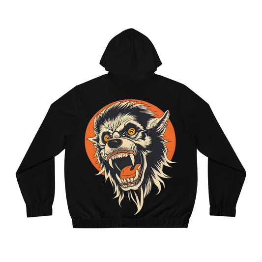 Dark Kult The Wolfman Men's Full-Zip Hoodie (AOP) Verdine Daniels