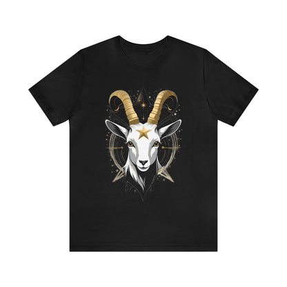 Dark Kult - Zodiac Collection - Capricorn - Unisex Jersey Short Sleeve Tee Verdine Daniels