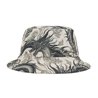 Dragon Black and White Bucket Hat Verdine Daniels
