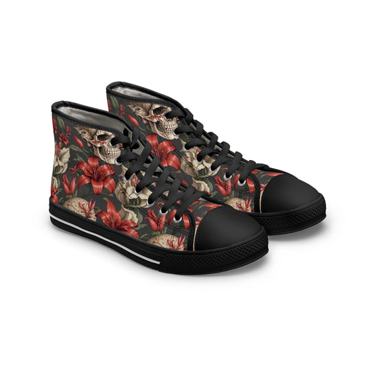 Skulls and Lillies Women's High Top Sneakers Verdine Daniels